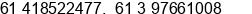 Mobile number of Mr. David Lennie at Frankston